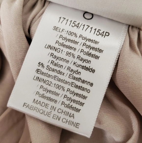 DOLAN Left Coast Collection beige floaty dress faux vest detail S 10 uk - Picture 7 of 7